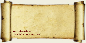 Tatjana Bjelogrlić vizit kartica